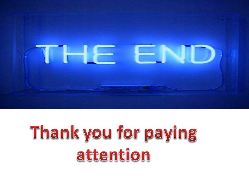 Thank you for paying attention